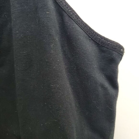 Express Women's Y2K Black Built In Shelf Bra Bodycon Mini Cami Slip Dress Size L - Picture 2 of 6